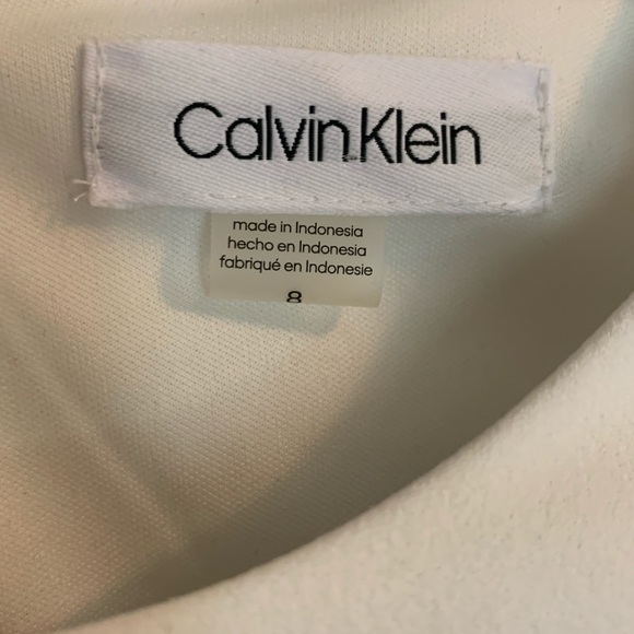 Calvin Klein white a-line dress - Picture 3 of 3